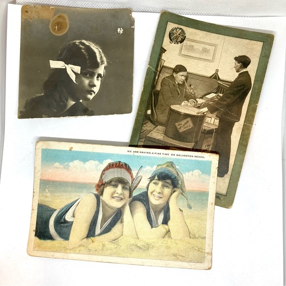 Vintage Other - Vintage Postcard Lot Paper Ephemera Craft Supplies Spanish Texas